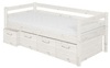 Łóżko Classic z 4 szufladami głębokimi 30cm,szare, 76,5x210x100cm, 