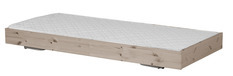 Łóżko wysuwane z wycięciami, sosna, lakier terra, potrzebny materac 190x90cm.